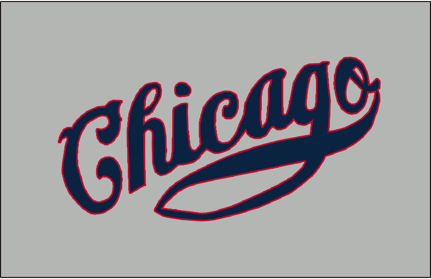 Chicago Cubs 1933-1934 Jersey Logo iron on paper